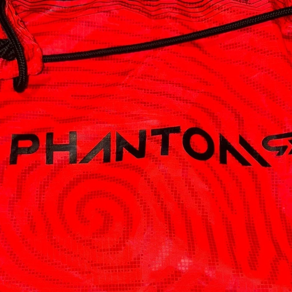 Nike Phantom Red and Black Drawstring Backpack